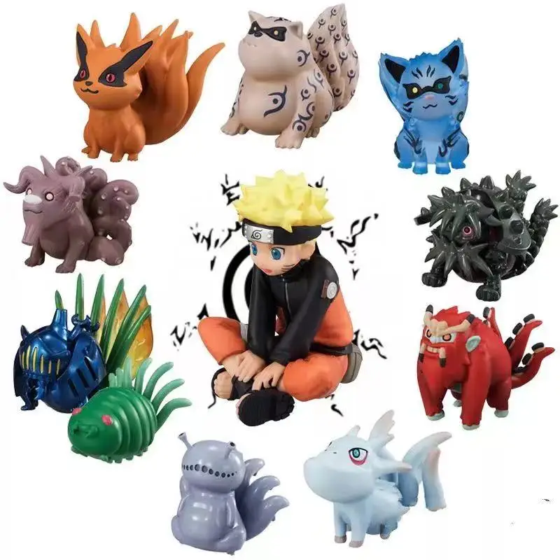 Anime Figure 11Pcs/set Naruto figure model Ninetales naruto And bijuu Monster Action Figure Model Doll Decoration PVC Toys 5-8cm
Anime Figure 11Pcs/set Naruto figure model Ninetales naruto And bijuu Monster Action Figure Model Doll Decoration PVC Toys 5-8cm
