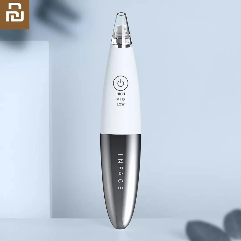 Youpin InFace Blackhead Remover Face Deep Pore Vacuum Acne Cleaner For men woman Nose Cleansing Instrument Skin Care Tools
Youpin InFace Blackhead Remover Face Deep Pore Vacuum Acne Cleaner For men woman Nose Cleansing Instrument Skin Care Tools