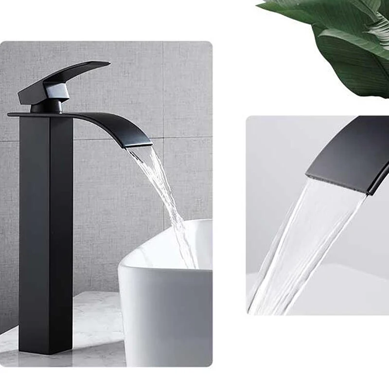 Black Square Paint Sink Faucet Washbasin Faucet Bathroom Basin Faucets Hot Cold Mixer Tap Single Hole Kitchen Bathroom Items
Black Square Paint Sink Faucet Washbasin Faucet Bathroom Basin Faucets Hot Cold Mixer Tap Single Hole Kitchen Bathroom Items