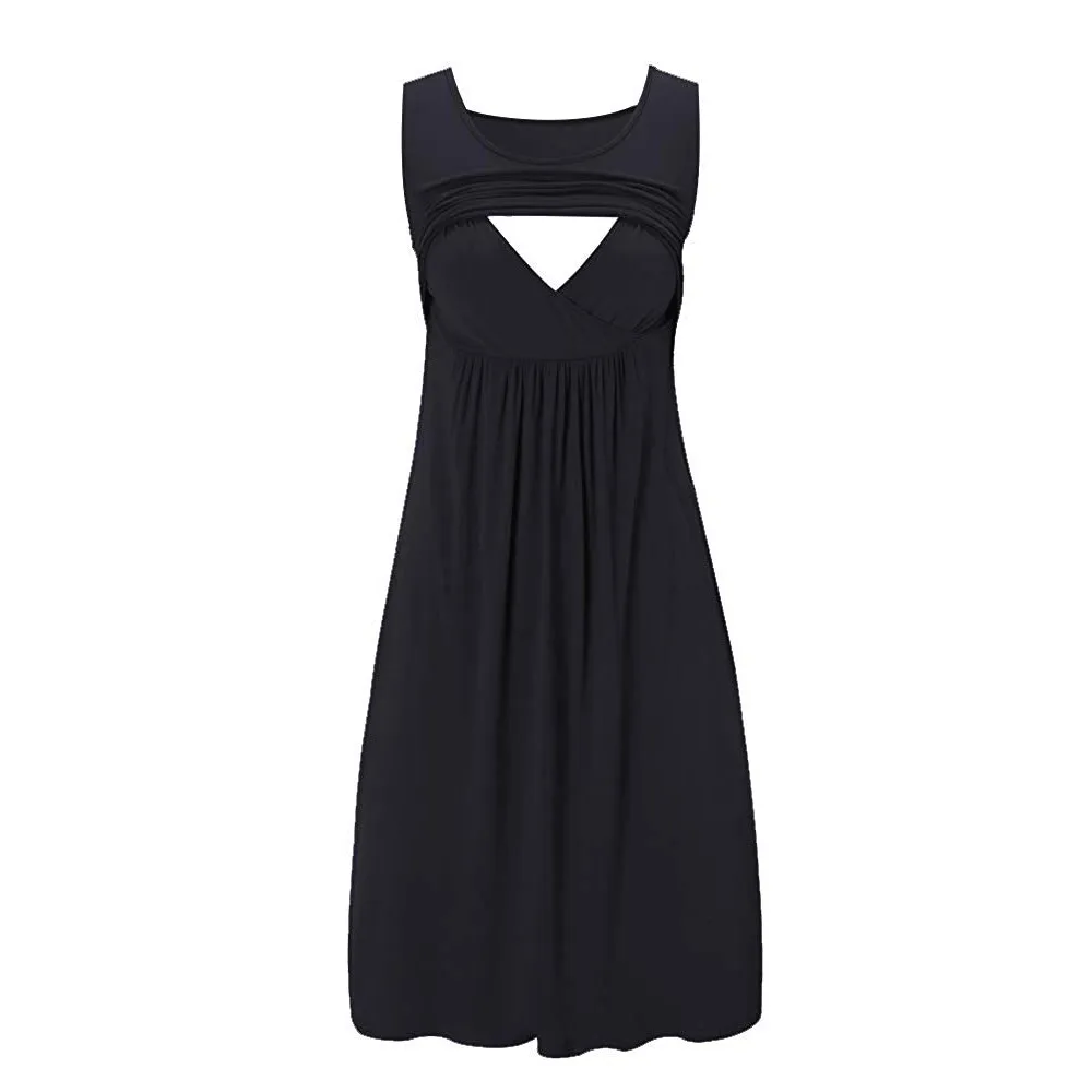 Fashion New High Quality Dress Women Pregnancy Maternity Nursing Solid Breastfeeding Summer Maternity Dress
Fashion New High Quality Dress Women Pregnancy Maternity Nursing Solid Breastfeeding Summer Maternity Dress