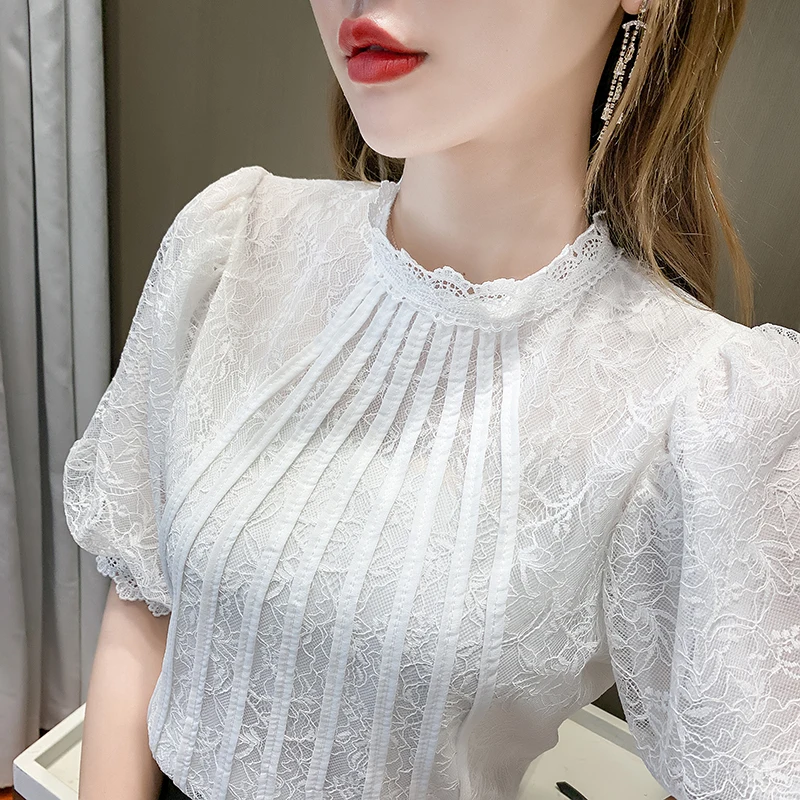 2021 Summer Women's Korean Fashion Chiffon Blouse Shirt Stand Collar Loose Women Blouse Plus Size Short Sleeve Office Lady Shirt
2021 Summer Women's Korean Fashion Chiffon Blouse Shirt Stand Collar Loose Women Blouse Plus Size Short Sleeve Office Lady Shirt