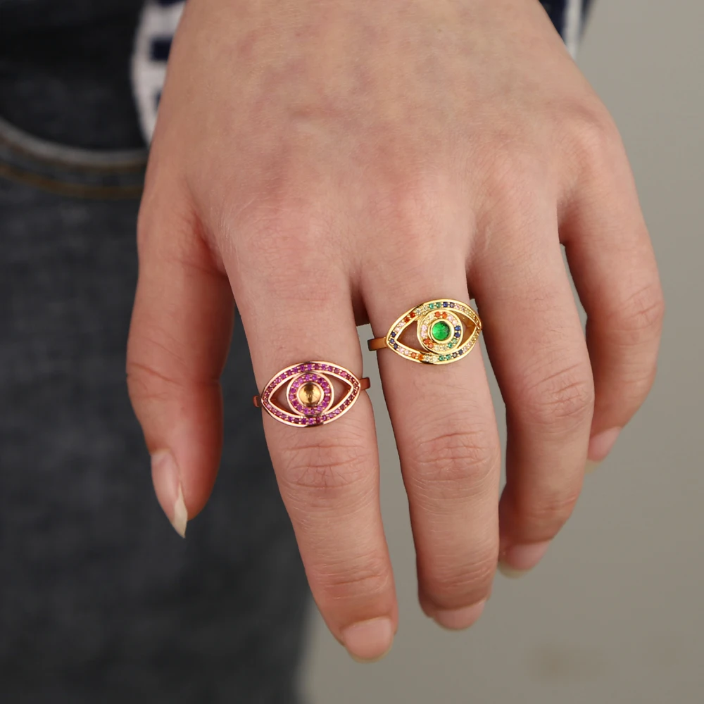 Rainbow cz Eyes Ring Jewelry Women Men's Punk fashion Ring Party Entertainment Jewelry Hip Hop Rings jewelry Gift drop ship
Rainbow cz Eyes Ring Jewelry Women Men's Punk fashion Ring Party Entertainment Jewelry Hip Hop Rings jewelry Gift drop ship