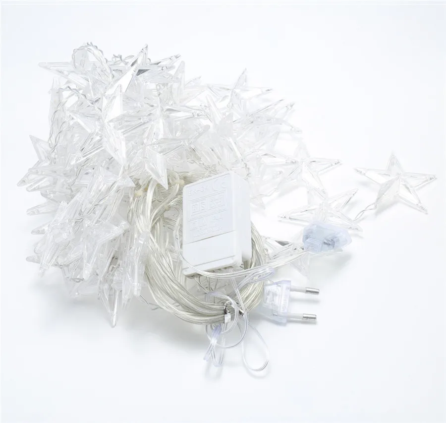 Thrisdar Star Shape Window Curtain Icicle String Lights 2.5M 10X5LED Christmas Starry Fairy Lights For Bedroom Wedding Garden
Thrisdar Star Shape Window Curtain Icicle String Lights 2.5M 10X5LED Christmas Starry Fairy Lights For Bedroom Wedding Garden