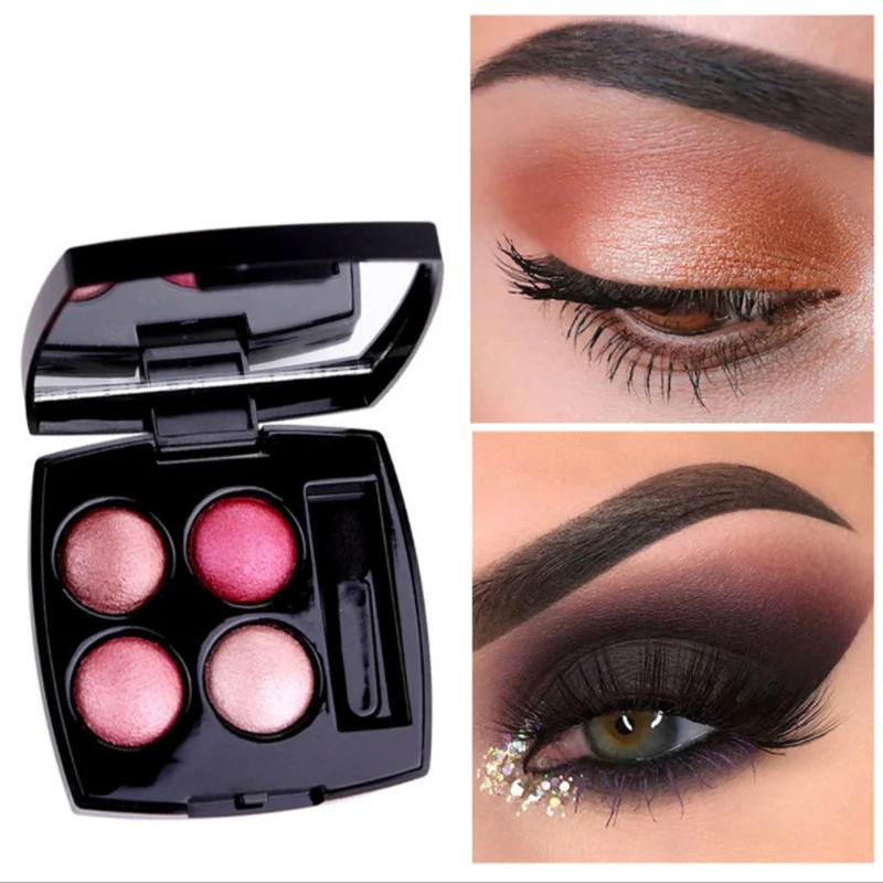Eye Shadow, Beauty Pearl 4 Color Eye Shadow Tray, Mixed With Lasting Earth Color Peach Blossom Makeup Contouring Highlighter
Eye Shadow, Beauty Pearl 4 Color Eye Shadow Tray, Mixed With Lasting Earth Color Peach Blossom Makeup Contouring Highlighter
