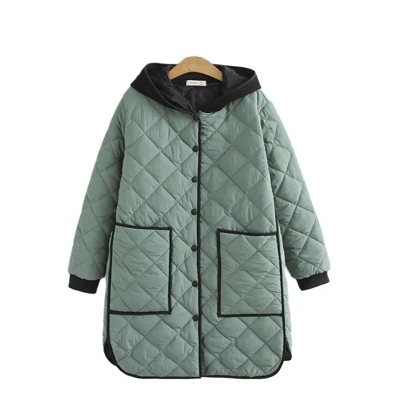 Plus Size XL-4XL Women's Autumn Winter 2021 New Coats Loose Hooded Casual Jackets Oversized Outerwear Female Black green Coat
Plus Size XL-4XL Women's Autumn Winter 2021 New Coats Loose Hooded Casual Jackets Oversized Outerwear Female Black green Coat