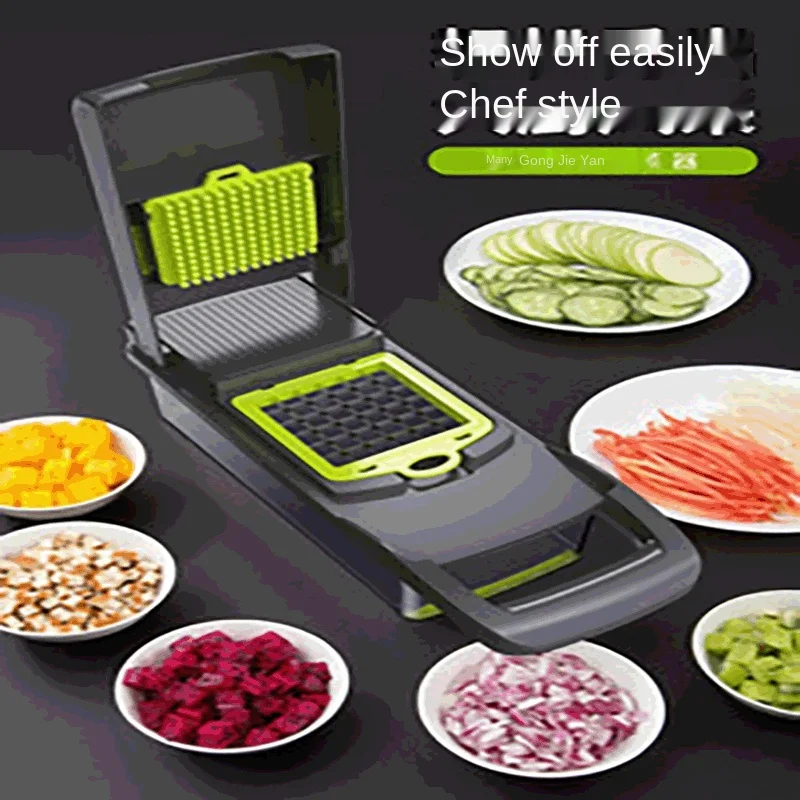 Hot Sale Multi-Function Vegetable Chopper Creative Dicing and Slicing All-in-One Kitchen Potato Shredder Grater
Hot Sale Multi-Function Vegetable Chopper Creative Dicing and Slicing All-in-One Kitchen Potato Shredder Grater