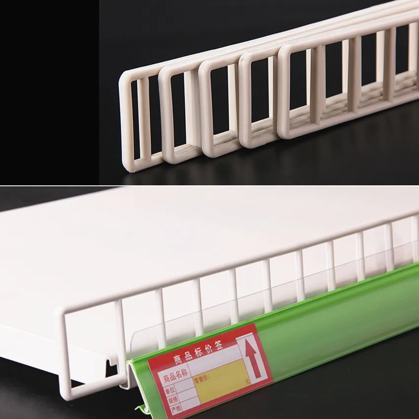 Retail Shelf Laminate Front Baffle Fence Guardrail Protection Plastic PVC for Supermarket Store Rack Insert Directly 1000pcs
Retail Shelf Laminate Front Baffle Fence Guardrail Protection Plastic PVC for Supermarket Store Rack Insert Directly 1000pcs