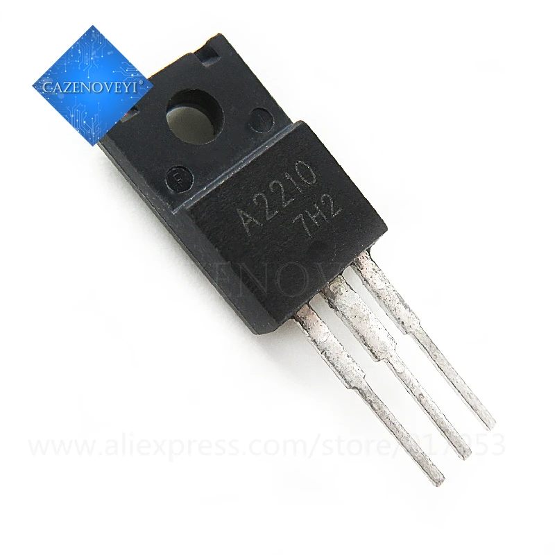 10pcs/lot 5Pairs A2210 TO-220F C6082 5pcs 2SA2210 + 2SC6082 printer the tube new original In Stock | Электронные компоненты и
