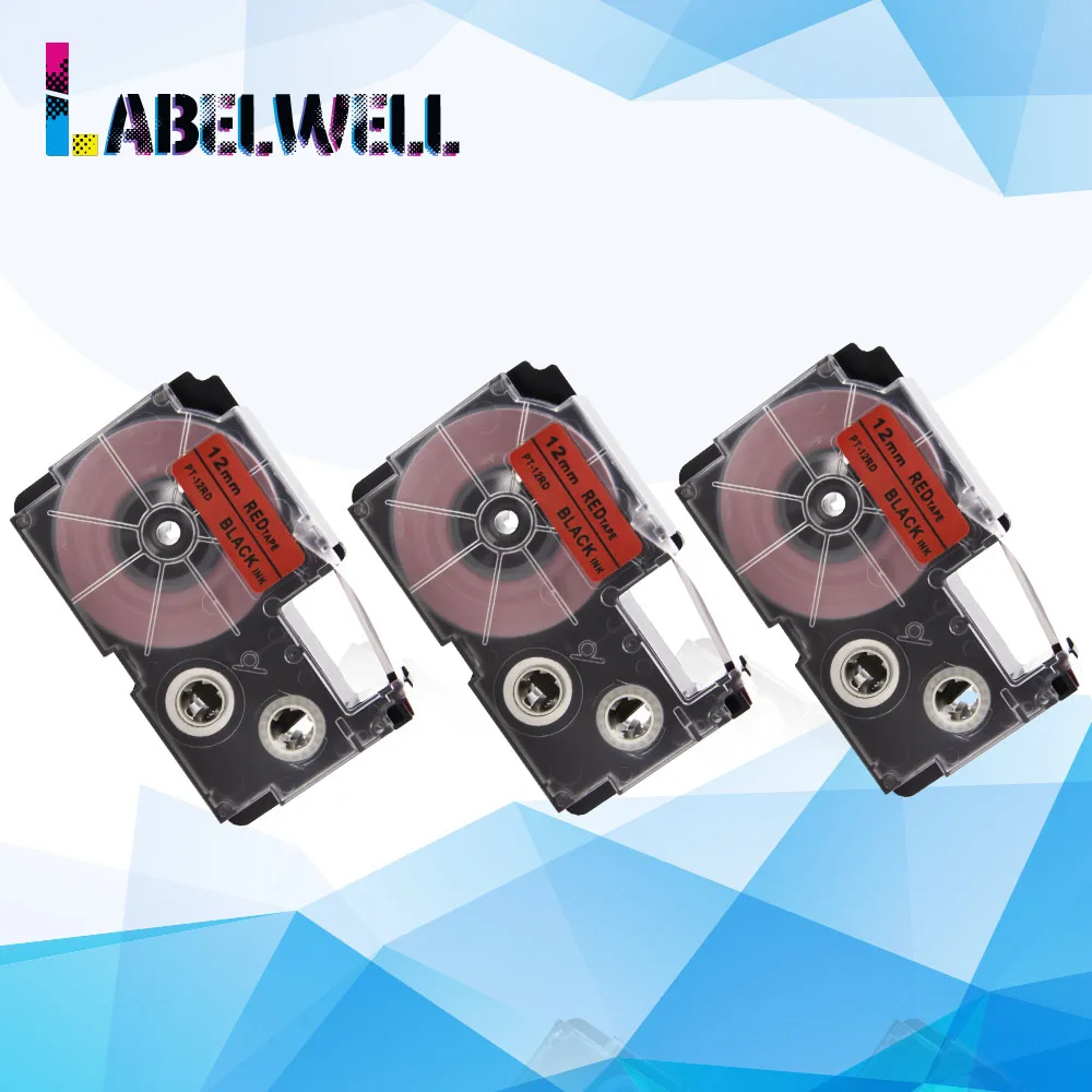 Labelwell кассета этикеток XR-12RD XR12RD 12 мм черный на красном лейбле Лента совместима с Casio KL-750 KL-820 KL-60 KL-120
Labelwell кассета этикеток XR-12RD XR12RD 12 мм черный на красном лейбле Лента совместима с Casio KL-750 KL-820 KL-60 KL-120