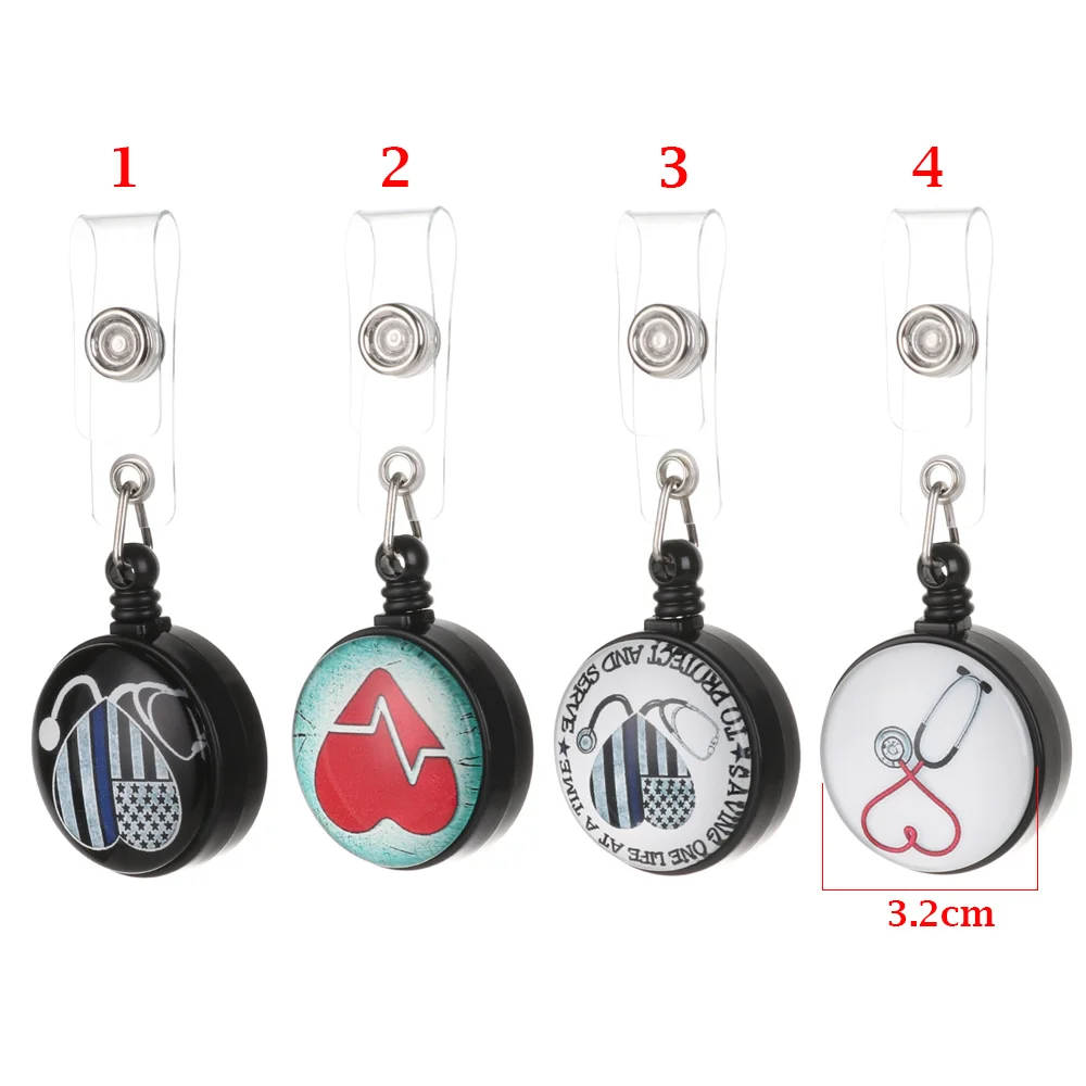 1PC Hot Sale Heart-shaped Anti-Lost Clip Retractable Badge Reel Nurse Display ID Name Card Badge Holder Lanyards 4 styles
1PC Hot Sale Heart-shaped Anti-Lost Clip Retractable Badge Reel Nurse Display ID Name Card Badge Holder Lanyards 4 styles