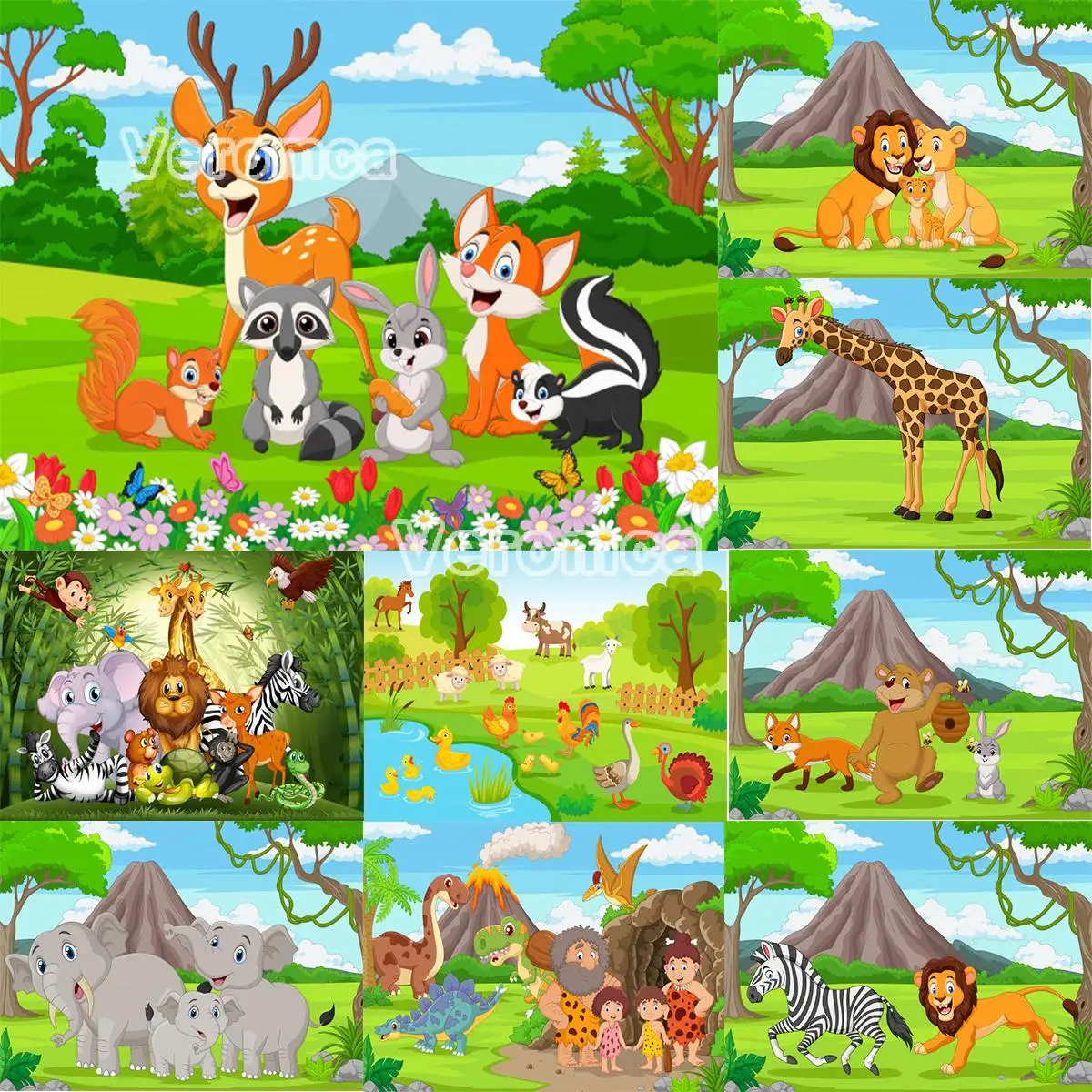 5D Diamond Painting Kits for Kids Cartoon Animals Elephant Giraffe Lion Rabbit Full Drill Diamond Embroidery Mosaic Handicraft
5D Diamond Painting Kits for Kids Cartoon Animals Elephant Giraffe Lion Rabbit Full Drill Diamond Embroidery Mosaic Handicraft