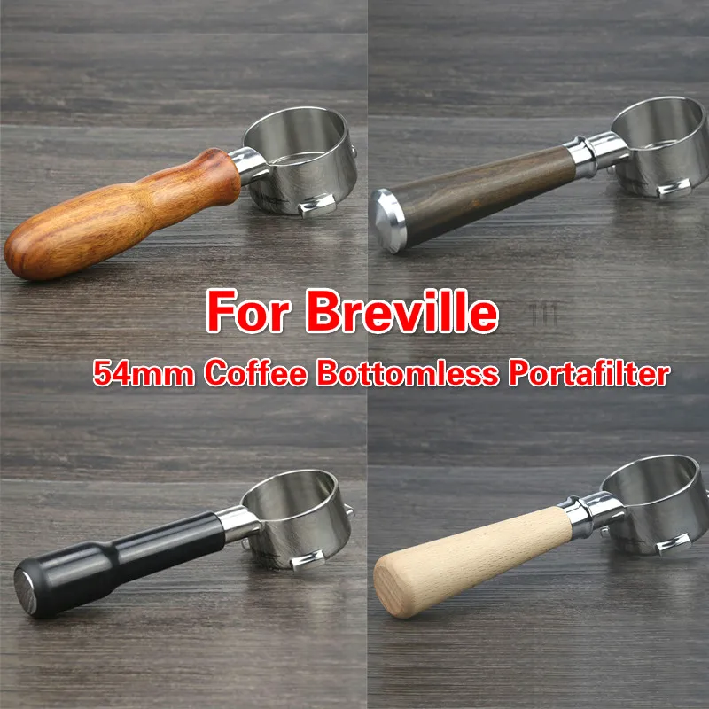 Portafilter 54mm Bottomless Portafilter Breville for 870/878/879 Espresso Coffee Machine
Portafilter 54mm Bottomless Portafilter Breville for 870/878/879 Espresso Coffee Machine