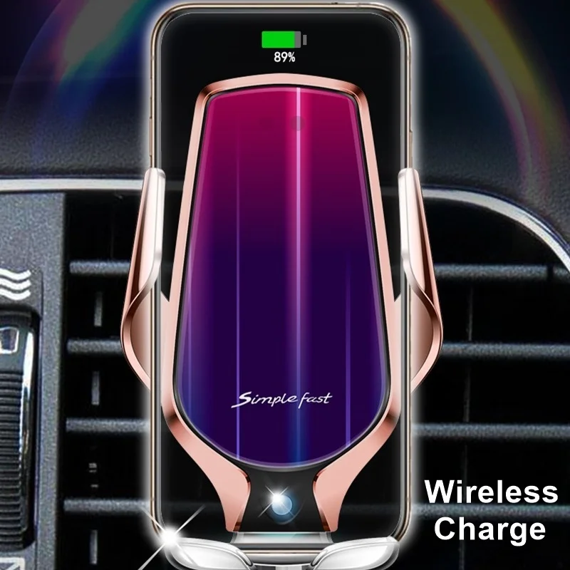 R9 smart sensor car wireless charging Holder 360 Rotate 10W Simple Fast Wireless Charger For Huawei for iPhone X 8 XS 11 Pro Max 
R9 smart sensor car wireless charging Holder 360 Rotate 10W Simple Fast Wireless Charger For Huawei for iPhone X 8 XS 11 Pro Max