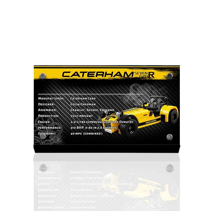 The Acrylic Display Stand Brand Creator 21307 CaterhimING Technical Car Vehicle Transportation Seven 620R Toys Building Block
The Acrylic Display Stand Brand Creator 21307 CaterhimING Technical Car Vehicle Transportation Seven 620R Toys Building Block