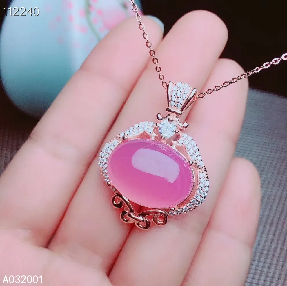 KJJEAXCMY Fine Jewelry Natural Pink Carnelian 925 Sterling Silver Women Pendant Necklace Chain Support Test Luxury
KJJEAXCMY Fine Jewelry Natural Pink Carnelian 925 Sterling Silver Women Pendant Necklace Chain Support Test Luxury