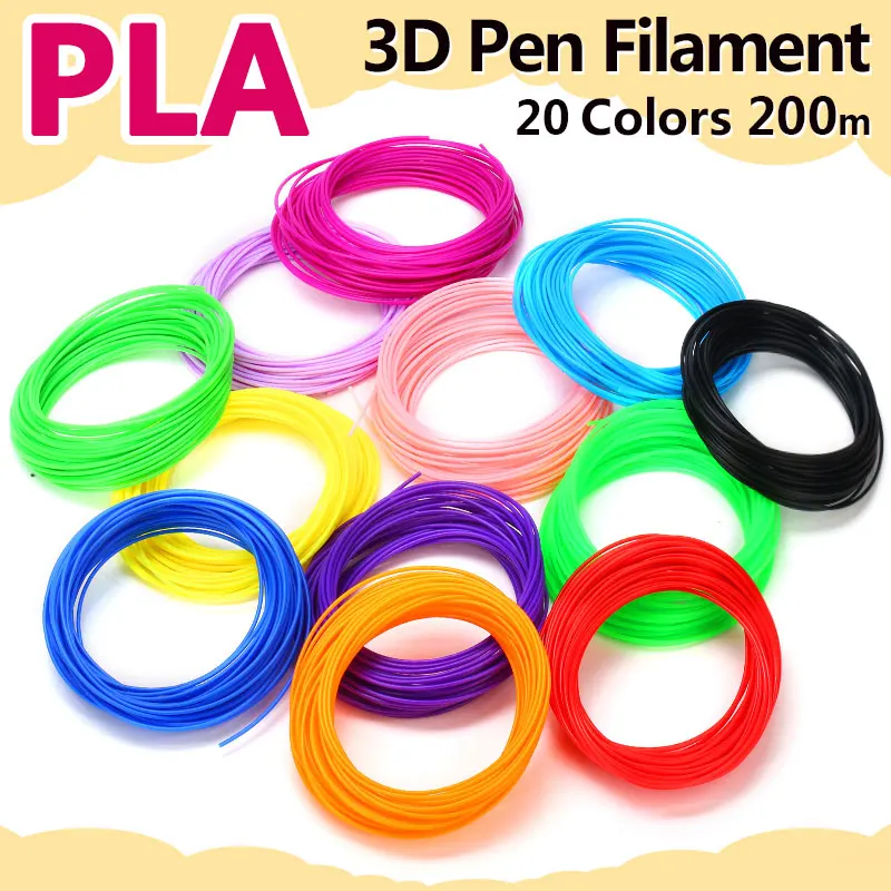Нить для 3d ручки 1 75 мм 20 цветов|3d pen|pen 3dabs plastic pen |
