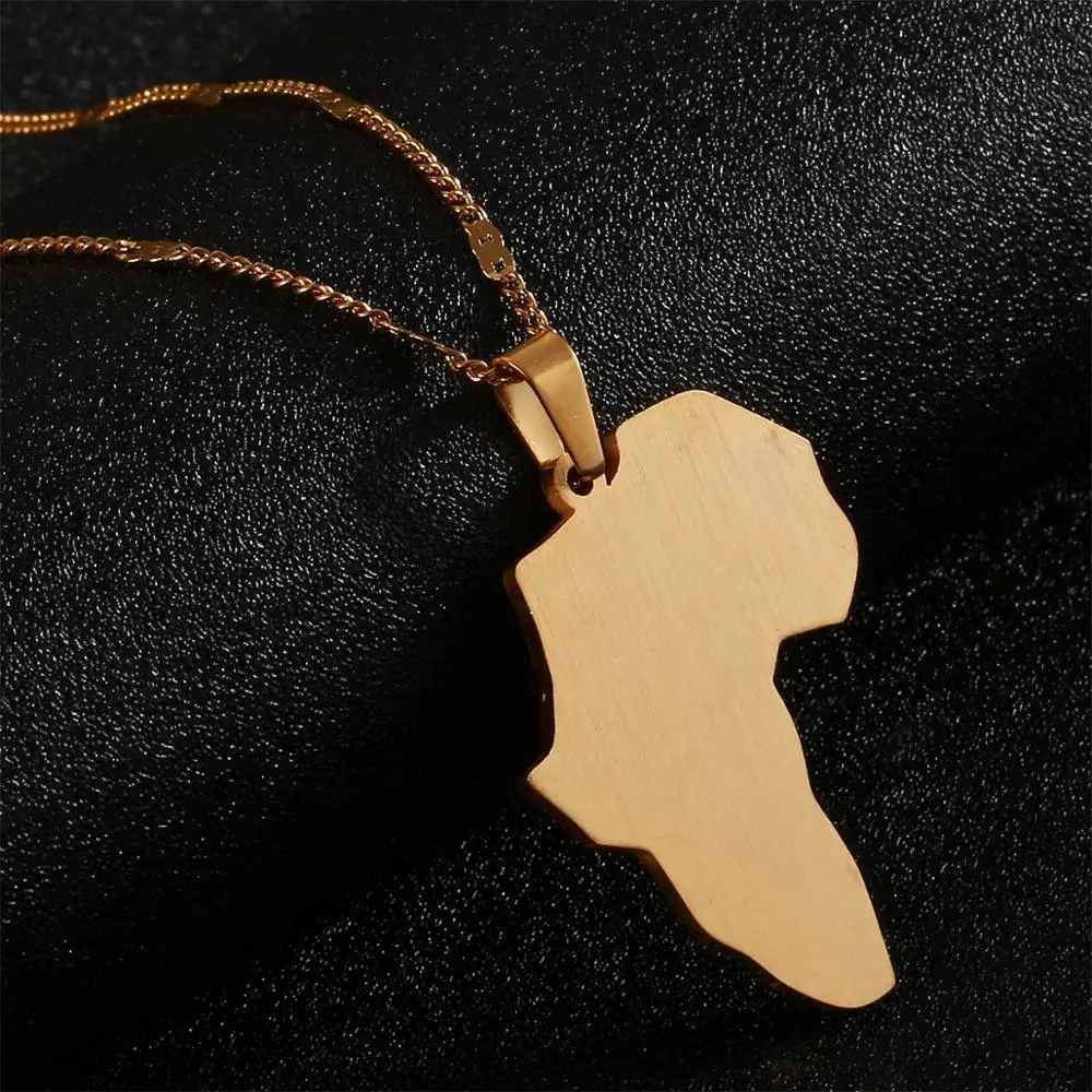 Stainless Steel Africa Map Pendant Necklace Women Girl Fashion African Map Jewelry
Stainless Steel Africa Map Pendant Necklace Women Girl Fashion African Map Jewelry