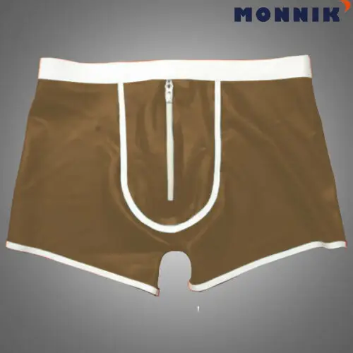 Боксеры MONNIK мужские из чистого латекса, латексные шорты с белой талией и кофейным цветом, нижнее белье на молнии
Боксеры MONNIK мужские из чистого латекса, латексные шорты с белой талией и кофейным цветом, нижнее белье на молнии