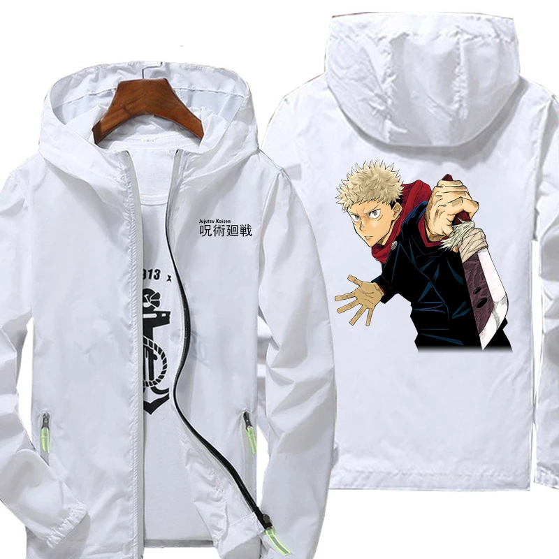 Mens Fashion Jujutsu Kaisen Jackets and Coats New Men's Spring summer Jacket Men Outdoors Clothes Casual Streetwear 
Mens Fashion Jujutsu Kaisen Jackets and Coats New Men's Spring summer Jacket Men Outdoors Clothes Casual Streetwear