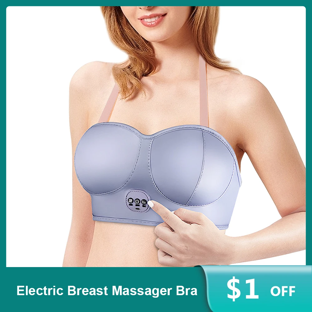 Charging Electric Breast Massage Bras Vibration Chest Massager Growth Enlargement Enhancer Breast Heating Stimulator Machine USB
Charging Electric Breast Massage Bras Vibration Chest Massager Growth Enlargement Enhancer Breast Heating Stimulator Machine USB