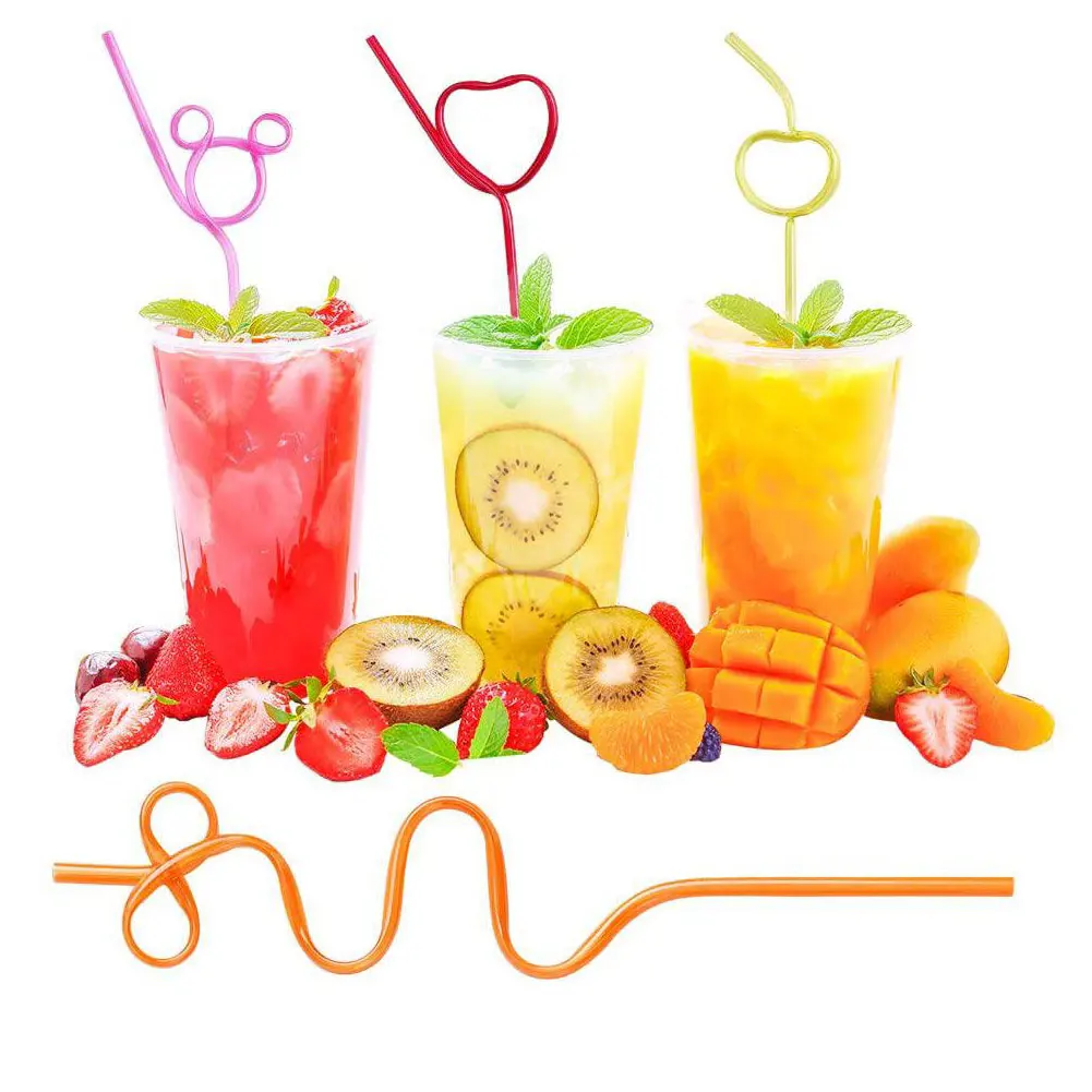20PCS Disposable Modeling Color Straw Plastic Drinking Water Cup Fruit Tea Picnic Colorful Bar Drinks For Kids Party Supplies
20PCS Disposable Modeling Color Straw Plastic Drinking Water Cup Fruit Tea Picnic Colorful Bar Drinks For Kids Party Supplies