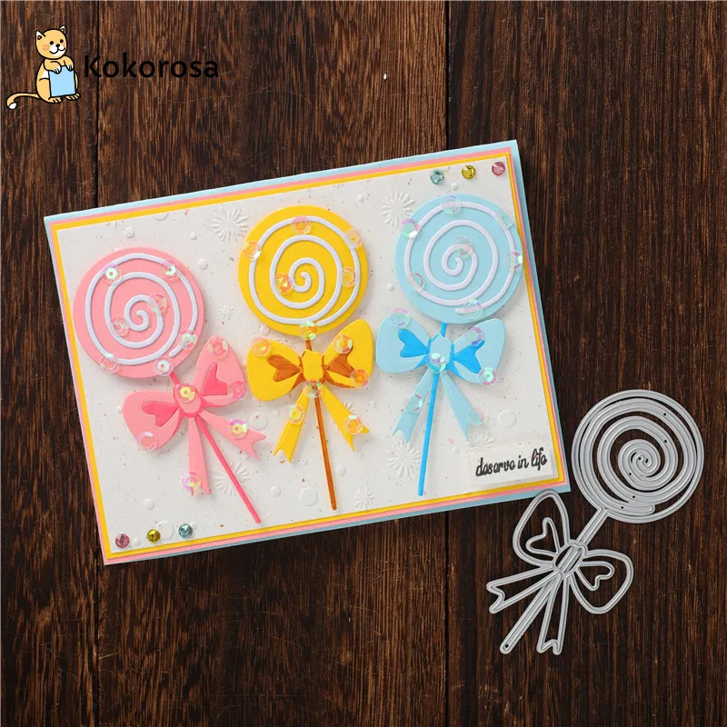 KokorosaLollipop Metal Cutting Dies New 2020 for Card Making Scrapbooking Dies Embossing Cuts Stencil Frame Craft Dies
KokorosaLollipop Metal Cutting Dies New 2020 for Card Making Scrapbooking Dies Embossing Cuts Stencil Frame Craft Dies