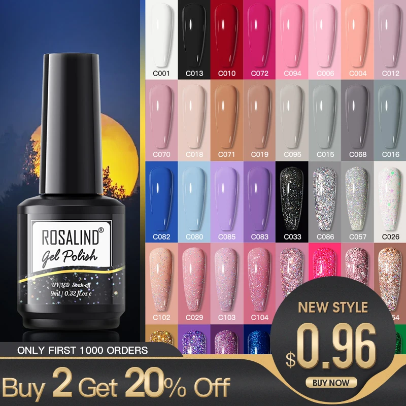 ROSALIND Gel Nail Polish Semi Permanent Hybrid Varnishes For Nails Manicure Base Top Coat Primer Nail Art Enamel Gel Polish
ROSALIND Gel Nail Polish Semi Permanent Hybrid Varnishes For Nails Manicure Base Top Coat Primer Nail Art Enamel Gel Polish