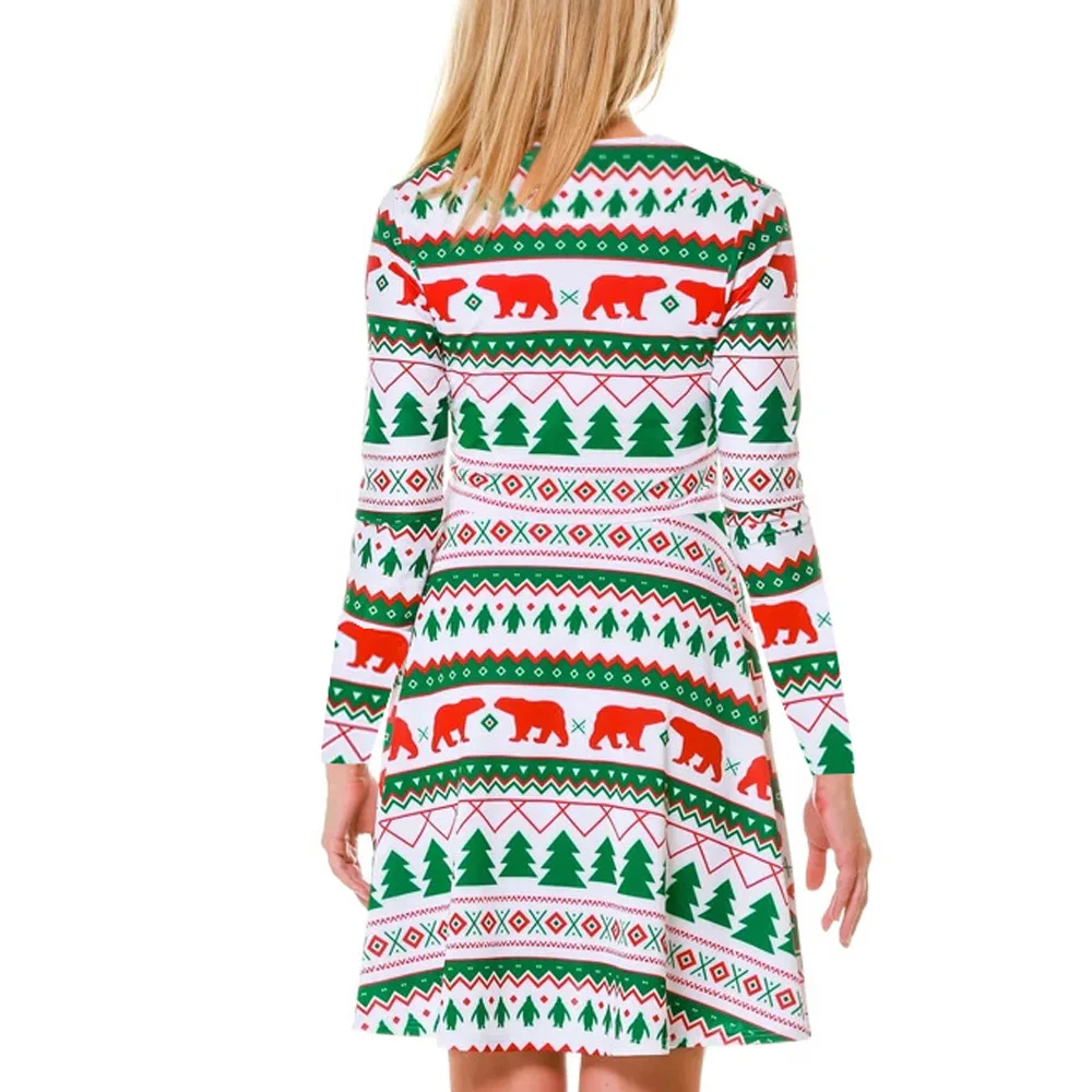 The New2020 Autumn Woman's Clothes Dresses Casual Cartoon Print Christmas Dress Casual O-neck Loose Long Sleeve Party Mini Dress
The New2020 Autumn Woman's Clothes Dresses Casual Cartoon Print Christmas Dress Casual O-neck Loose Long Sleeve Party Mini Dress