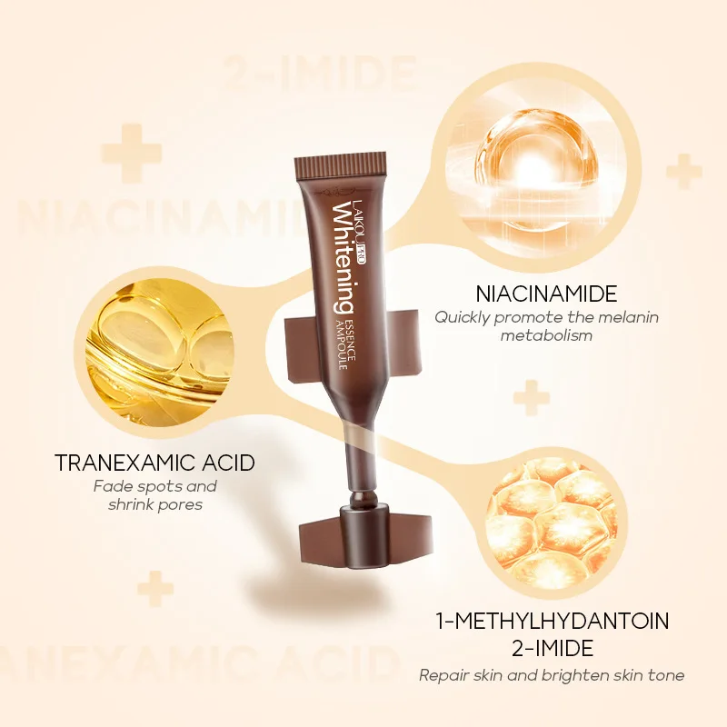 Whitening Essence Ampoule Even Skin Tone Fade Spots Brightening Moisturizing Hydrating Oil Control Shrink Pores Serum Skin Care
Whitening Essence Ampoule Even Skin Tone Fade Spots Brightening Moisturizing Hydrating Oil Control Shrink Pores Serum Skin Care
