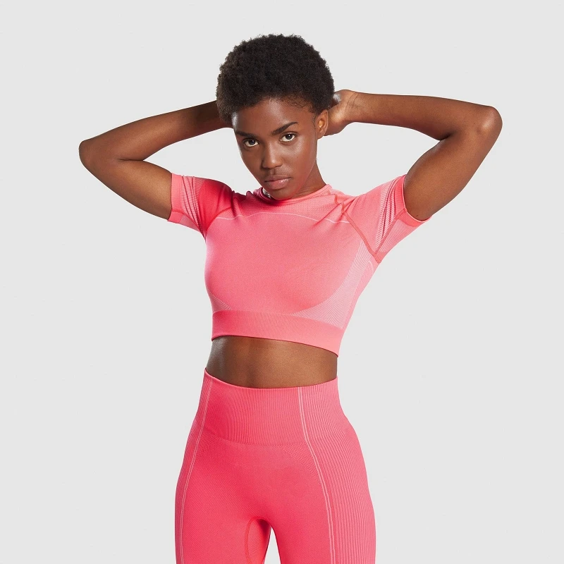 Seamless Gym Set Workout Clothes Women Short Sleeve Crop Tops Fitness Shorts Sports Wear Gym Clothing 2Pcs Yoga Suit NVYJ37
Seamless Gym Set Workout Clothes Women Short Sleeve Crop Tops Fitness Shorts Sports Wear Gym Clothing 2Pcs Yoga Suit NVYJ37