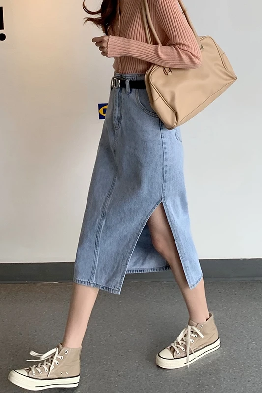 Fashion Women Long Denim Skirts 2021 Spring Summer Elegant Female Split Casual A-Line Office Ladies High Waist Mid Skirt S116
Fashion Women Long Denim Skirts 2021 Spring Summer Elegant Female Split Casual A-Line Office Ladies High Waist Mid Skirt S116