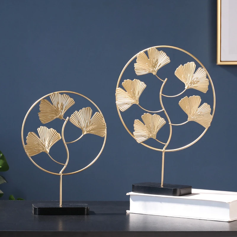 Nordic Golden Ginkgo Handicraft Light Luxury Living Room Wine Cabinet Porch Desktop Decoration Ornaments Furnishing Articles
Nordic Golden Ginkgo Handicraft Light Luxury Living Room Wine Cabinet Porch Desktop Decoration Ornaments Furnishing Articles