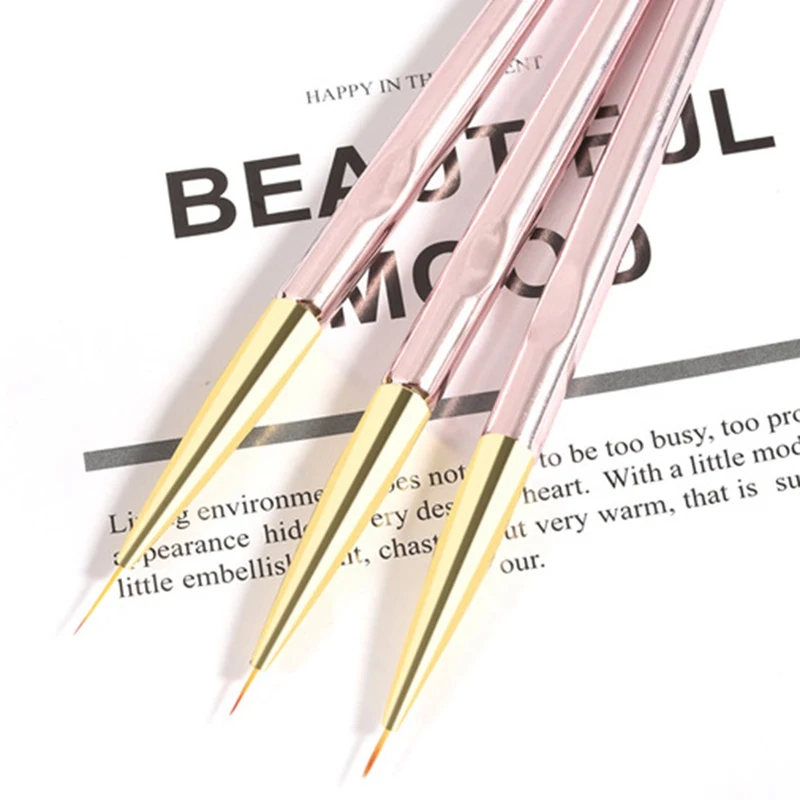 3pcs/set Nail Art Liner Painting Pen 3D Tips DIY Acrylic UV Gel Brushes Drawing Flower Line Grid French Design Manicure Tools
3pcs/set Nail Art Liner Painting Pen 3D Tips DIY Acrylic UV Gel Brushes Drawing Flower Line Grid French Design Manicure Tools