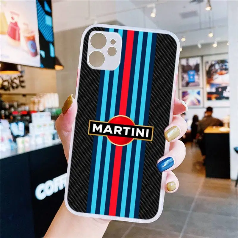Martini Racing High Quality Phone Case White Transparent Matte For IPhone7 8 11 12 S Mini Pro X XS XR MAX Plus Cover Shell
Martini Racing High Quality Phone Case White Transparent Matte For IPhone7 8 11 12 S Mini Pro X XS XR MAX Plus Cover Shell