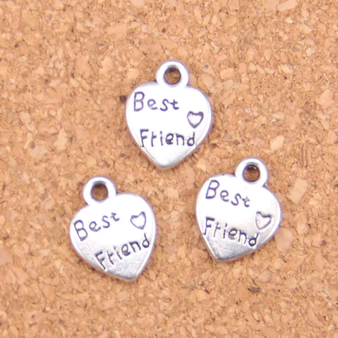 162pcs Charms heart best friend 12x10mm Antique Pendants,Vintage Tibetan Silver Jewelry,DIY for bracelet necklace
162pcs Charms heart best friend 12x10mm Antique Pendants,Vintage Tibetan Silver Jewelry,DIY for bracelet necklace