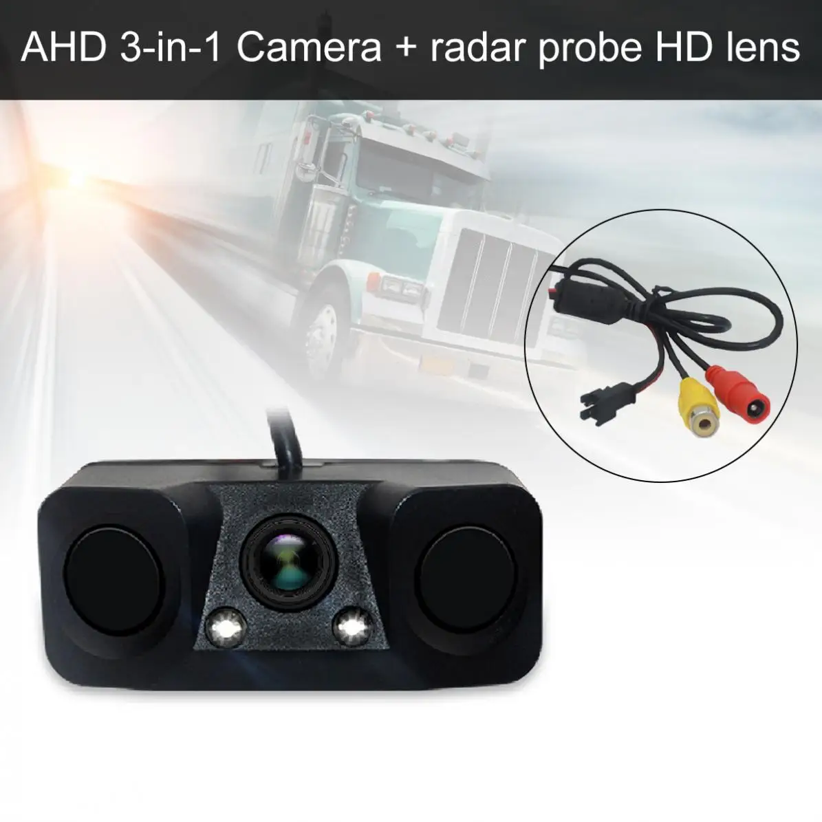 3 In1 1080P AHD Waterproof Night Vision Visual Car Reverse Parking Radar Camera with Buzzing Alarm / Ultrasonic Sensors
3 In1 1080P AHD Waterproof Night Vision Visual Car Reverse Parking Radar Camera with Buzzing Alarm / Ultrasonic Sensors
