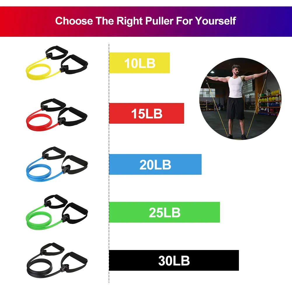 120cm Yoga Pull Rope Resistance Bands Fitness Gum Elastic Bands Fitness Equipment Rubber Expander Workout Exercise Training Band
120cm Yoga Pull Rope Resistance Bands Fitness Gum Elastic Bands Fitness Equipment Rubber Expander Workout Exercise Training Band