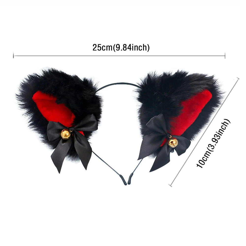 1pcs Masquerade Headband Cute Fox Cat Ears Plush Headband Lolita Cosplay Party Costume Bow Tie Bell Girls Anime Hair Accessories
1pcs Masquerade Headband Cute Fox Cat Ears Plush Headband Lolita Cosplay Party Costume Bow Tie Bell Girls Anime Hair Accessories