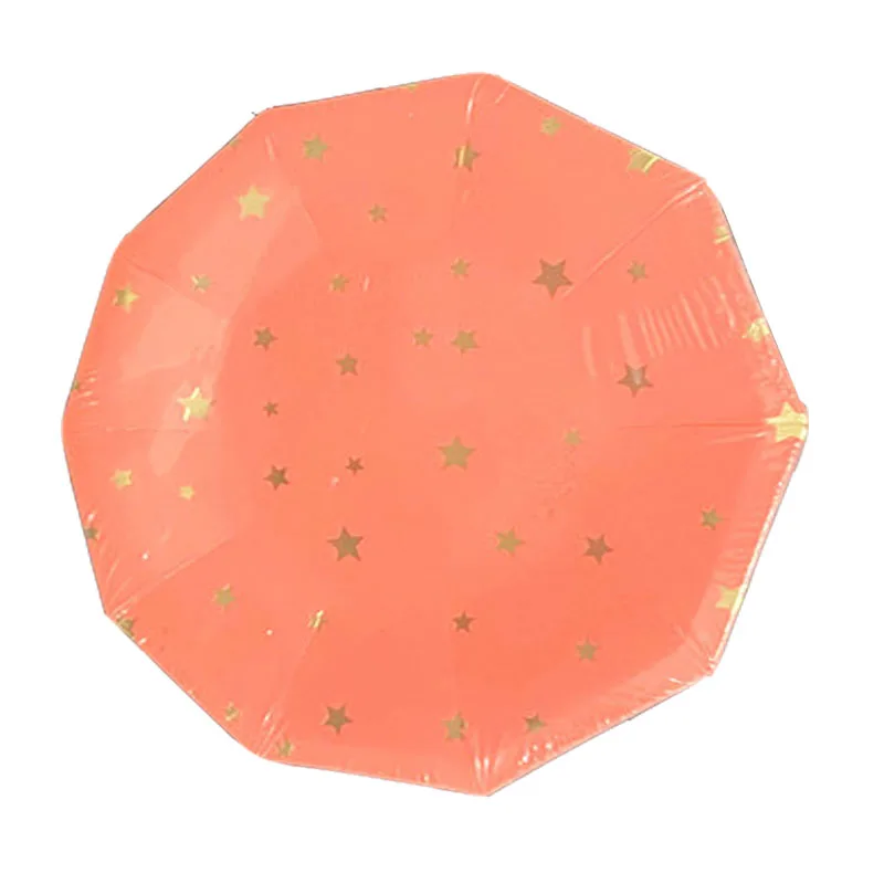 8pcs Polygon Hot Gold Five-Pointed Star Paper Plate Party Tableware Birthday Decoration Anniversaire Dessert Table Tray Supplies
8pcs Polygon Hot Gold Five-Pointed Star Paper Plate Party Tableware Birthday Decoration Anniversaire Dessert Table Tray Supplies