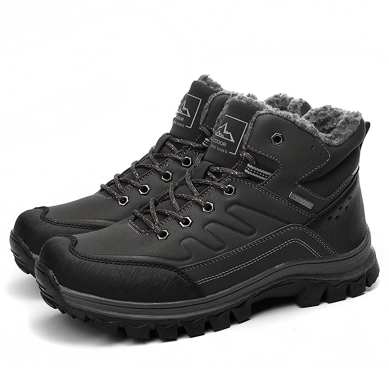 Yuppy Soul Men Winter Thick Snow Boots Waterproof Leather Sneakers Super Warm Men's Women Outdoor Male Hiking Boots Work Shoes
Yuppy Soul Men Winter Thick Snow Boots Waterproof Leather Sneakers Super Warm Men's Women Outdoor Male Hiking Boots Work Shoes