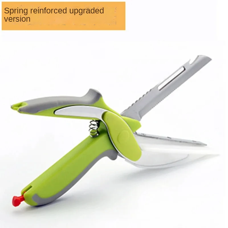 New kitchen household goods multifunctional stainless steel kitchen knife fruit and vegetable chef's scissors paring knife
New kitchen household goods multifunctional stainless steel kitchen knife fruit and vegetable chef's scissors paring knife