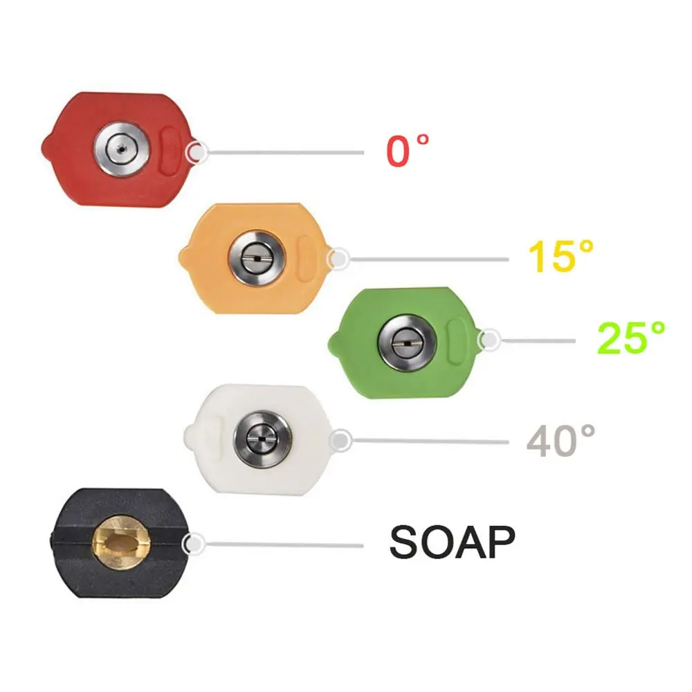 Snow foam nozzle Pressure Washer Spray Nozzle Tips Multiple Degrees,1/4 inch 3.0 GPM Metal Jet Lance Nozzles Car Washing Nozzles
Snow foam nozzle Pressure Washer Spray Nozzle Tips Multiple Degrees,1/4 inch 3.0 GPM Metal Jet Lance Nozzles Car Washing Nozzles