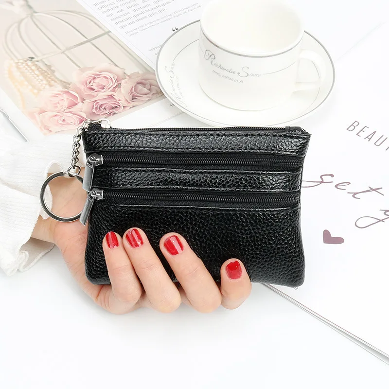 PU Leather Coin Purse Women Small Wallet New Fashion Litchi Grain Mini Clutch Bag for Lady Smooth Zipper Metal Key Holder
PU Leather Coin Purse Women Small Wallet New Fashion Litchi Grain Mini Clutch Bag for Lady Smooth Zipper Metal Key Holder