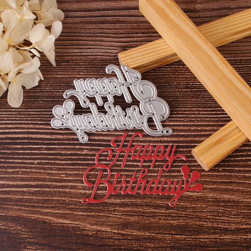 Happy Birthday Metal Cutting Dies DIY Scrapbooking wishes Stencil Photo Album Decorative Embossing card making cut Dies Template
Happy Birthday Metal Cutting Dies DIY Scrapbooking wishes Stencil Photo Album Decorative Embossing card making cut Dies Template
