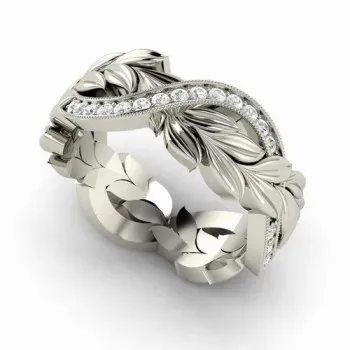 Creative Cocktail Diamond-studded Rice Ear Flower Vine Ring R700 Rings for Women Jewelry Halloween Ring Set
Creative Cocktail Diamond-studded Rice Ear Flower Vine Ring R700 Rings for Women Jewelry Halloween Ring Set