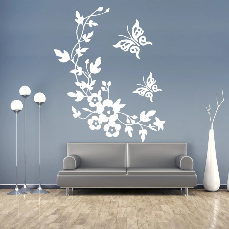 Butterflies Flower Vine Wall Sticker Refrigerator Window Cupboard Living Room Wallpaper Self-adhesive Art Mural Home Decorations
Butterflies Flower Vine Wall Sticker Refrigerator Window Cupboard Living Room Wallpaper Self-adhesive Art Mural Home Decorations