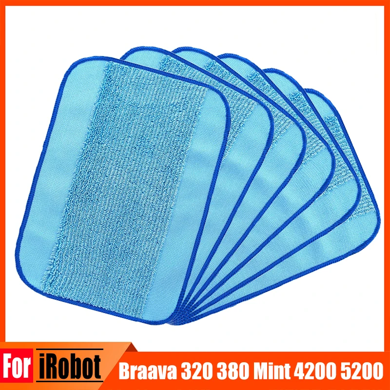 Wet Dry Mop pad Cloth Replacment For iRobot Braava 320 380 381 380T 390 390T Mint 4200 4205 5200 5200C vacuum cleaner parts 
Wet Dry Mop pad Cloth Replacment For iRobot Braava 320 380 381 380T 390 390T Mint 4200 4205 5200 5200C vacuum cleaner parts