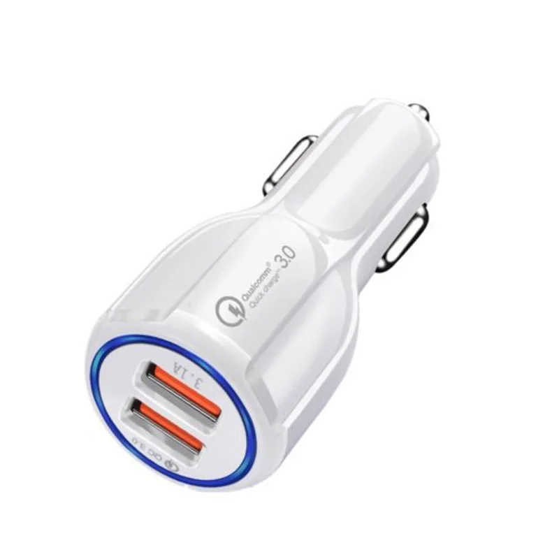 18W 3.1A fast charging 3.0dual USB universal car charger adapter, suitable for iPhone Samsung Xiaomi Mi 8 6 mobile fast charging
18W 3.1A fast charging 3.0dual USB universal car charger adapter, suitable for iPhone Samsung Xiaomi Mi 8 6 mobile fast charging