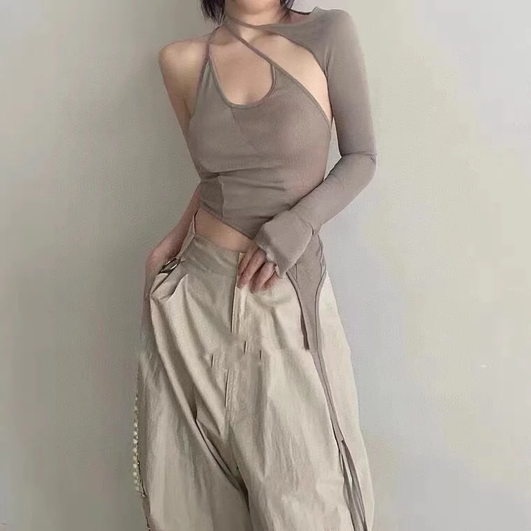 Summer Sexy 2021SS Women New Strap Single Sleeve Tops Ladies Fashion Vest 2 Color Ddxgz2 5.09 
Summer Sexy 2021SS Women New Strap Single Sleeve Tops Ladies Fashion Vest 2 Color Ddxgz2 5.09