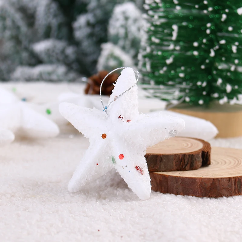 White Snowflakes Five-pointed Star Sequins Christmas Foam Dress Up Ornaments Decorations Tree Pendants
White Snowflakes Five-pointed Star Sequins Christmas Foam Dress Up Ornaments Decorations Tree Pendants